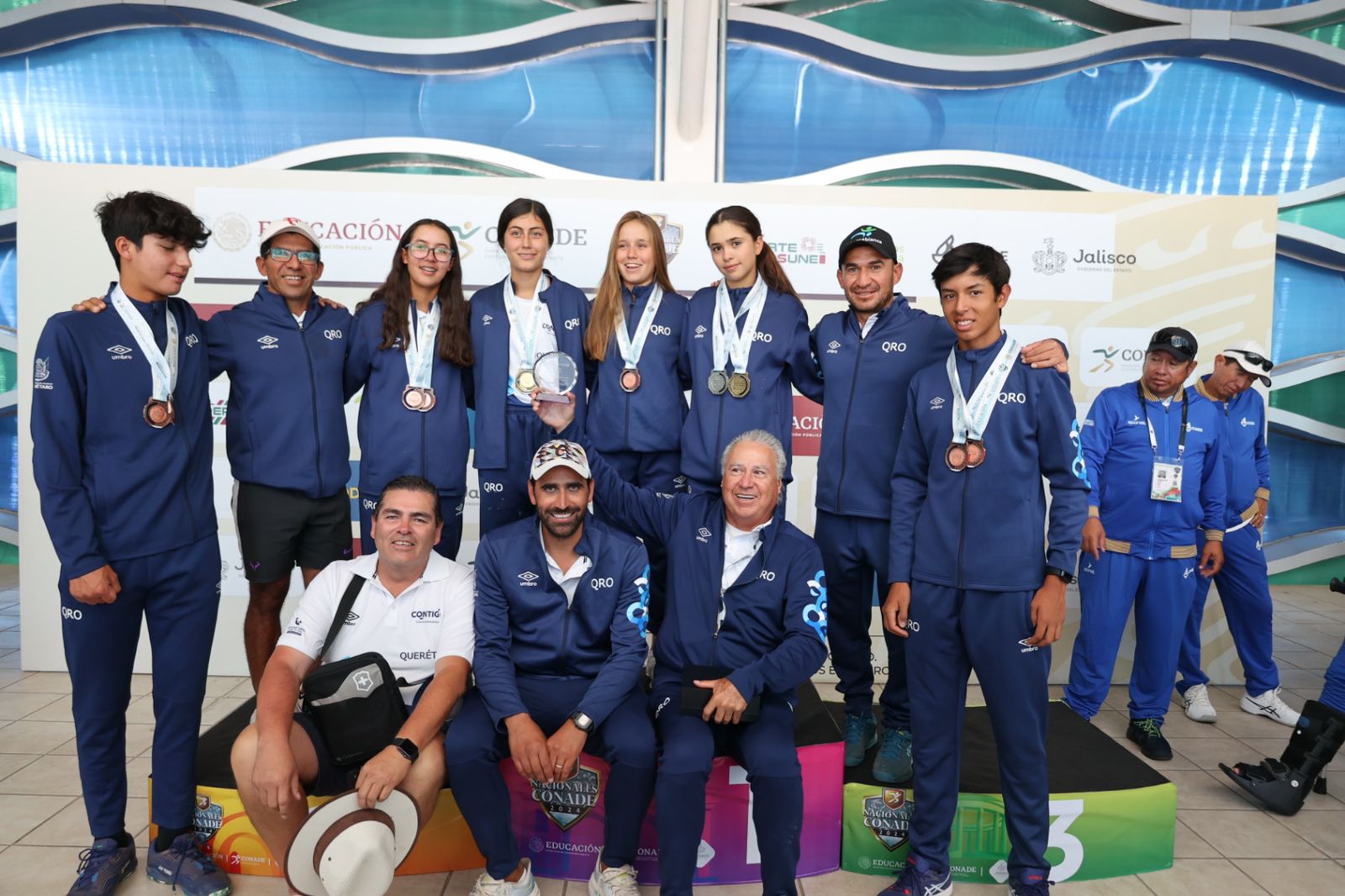 Aporta tenis queretano siete medallas en los Nacionales CONADE