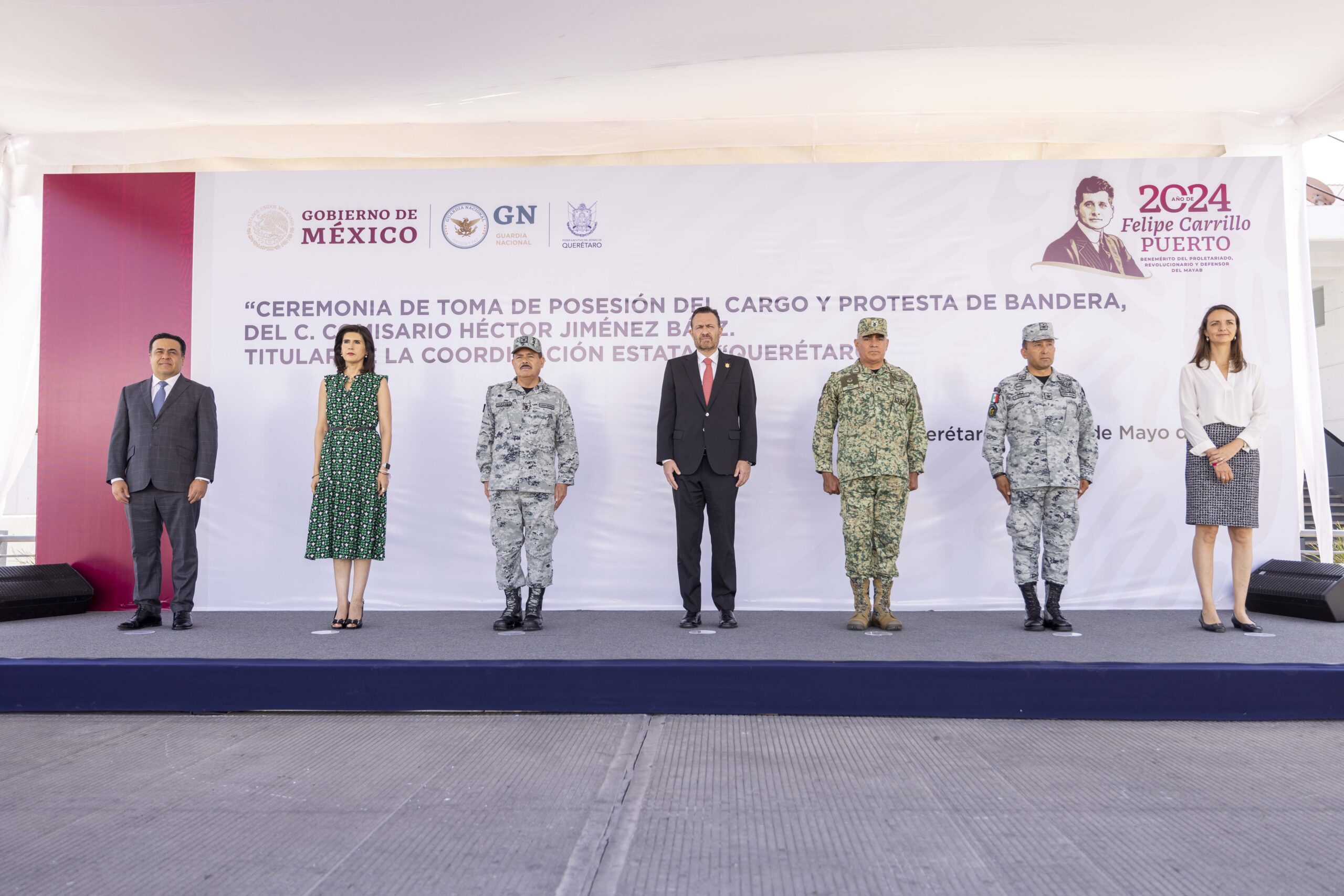 Rinde protesta Héctor Jiménez como nuevo coordinador estatal de la Guardia Nacional