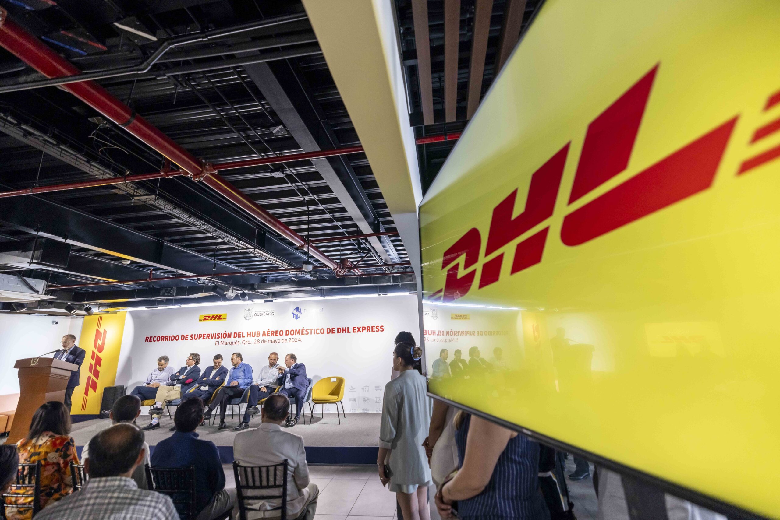 Supervisan avance del HUB Aéreo Doméstico DHL Express en Querétaro