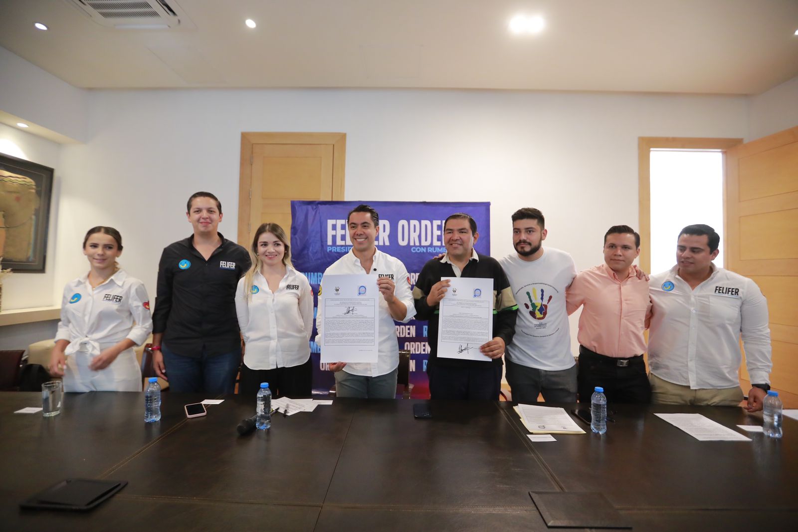 Firma Felifer Agenda Municipal Juvenil “Por una Vida Libre de Violencia y Discriminación 2024”