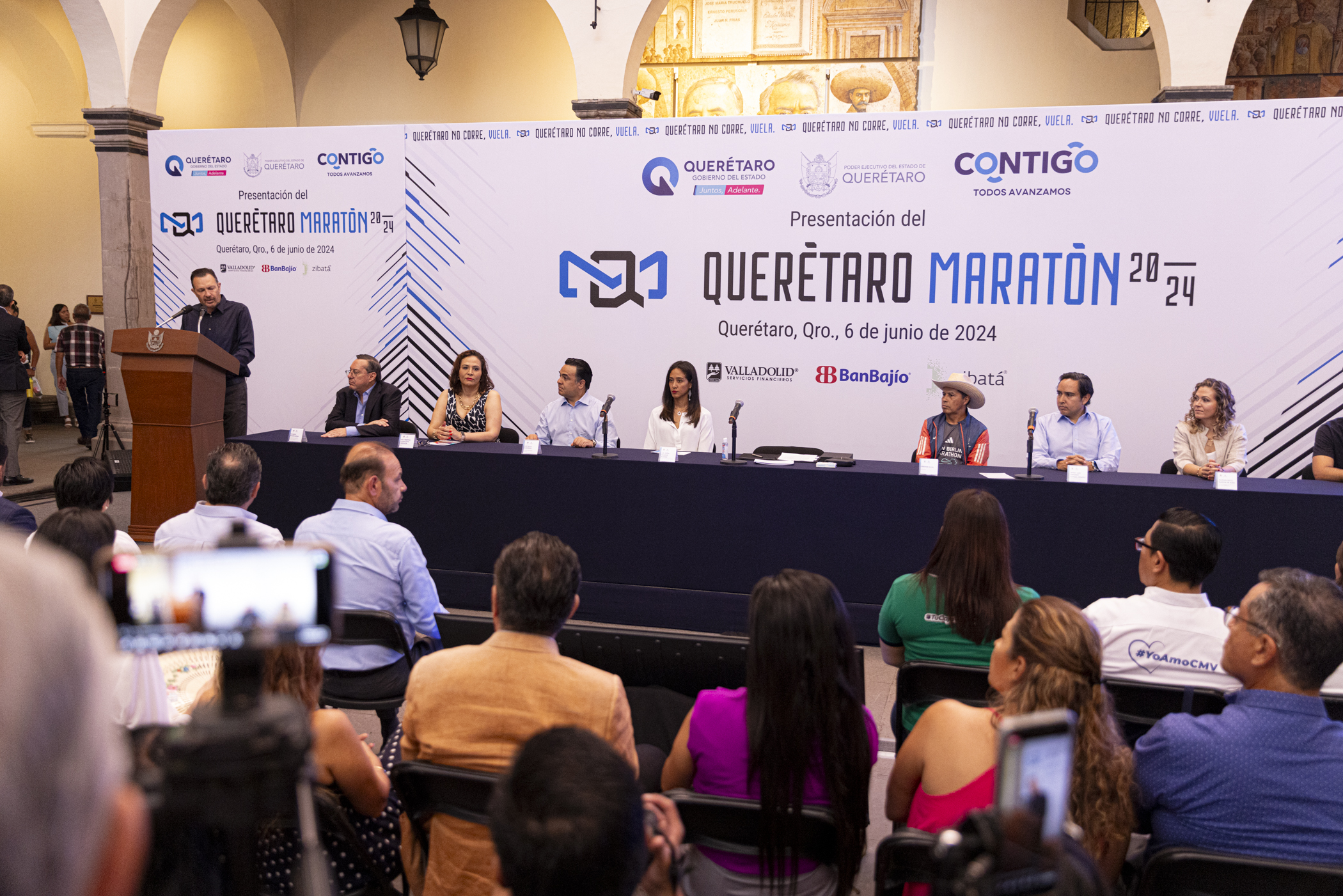 Anuncia Mauricio Kuri el Querétaro Maratón 2024