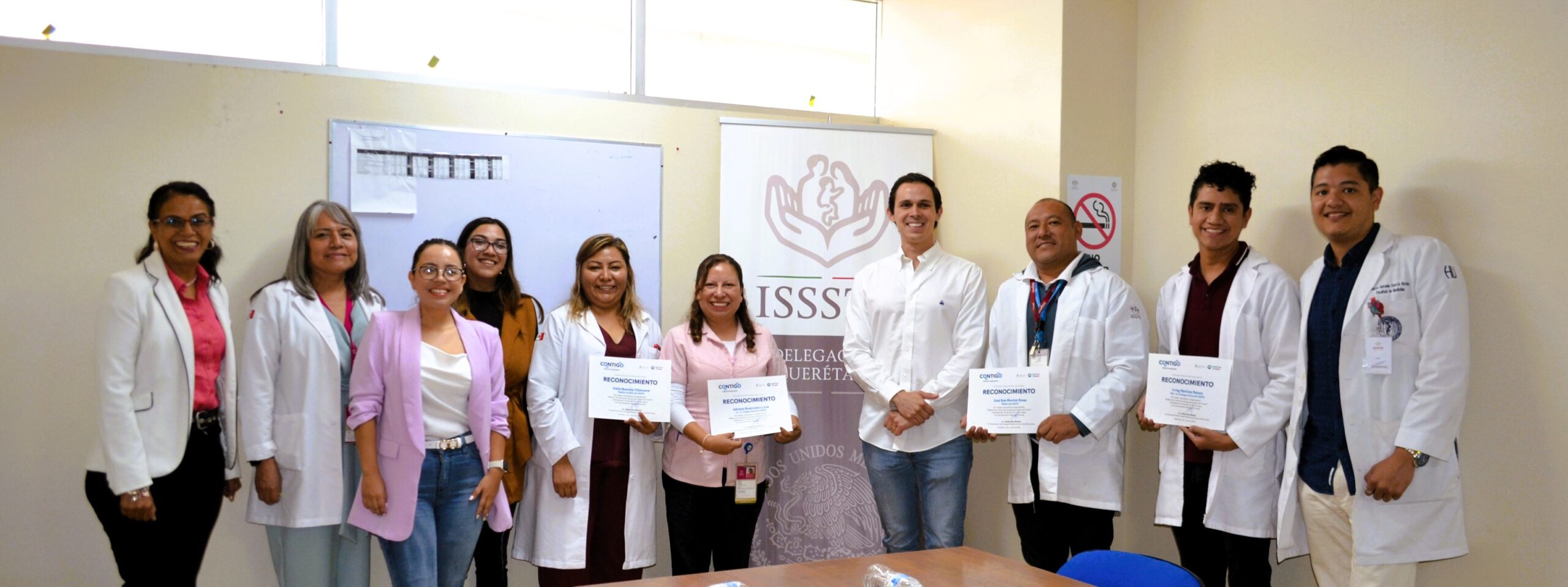 Reconoce SESA a personal del ISSSTE Querétaro