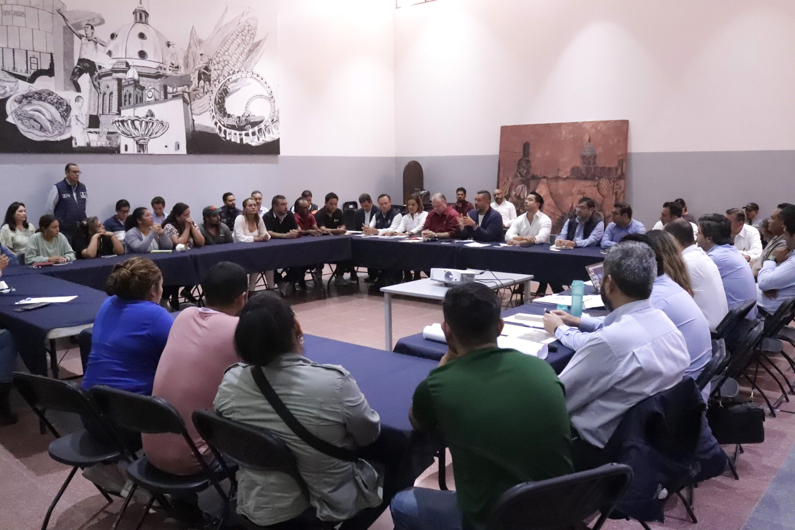 Establecen coordinación interinstitucional para atender a las comunidades de Santa Rosa Jáuregui