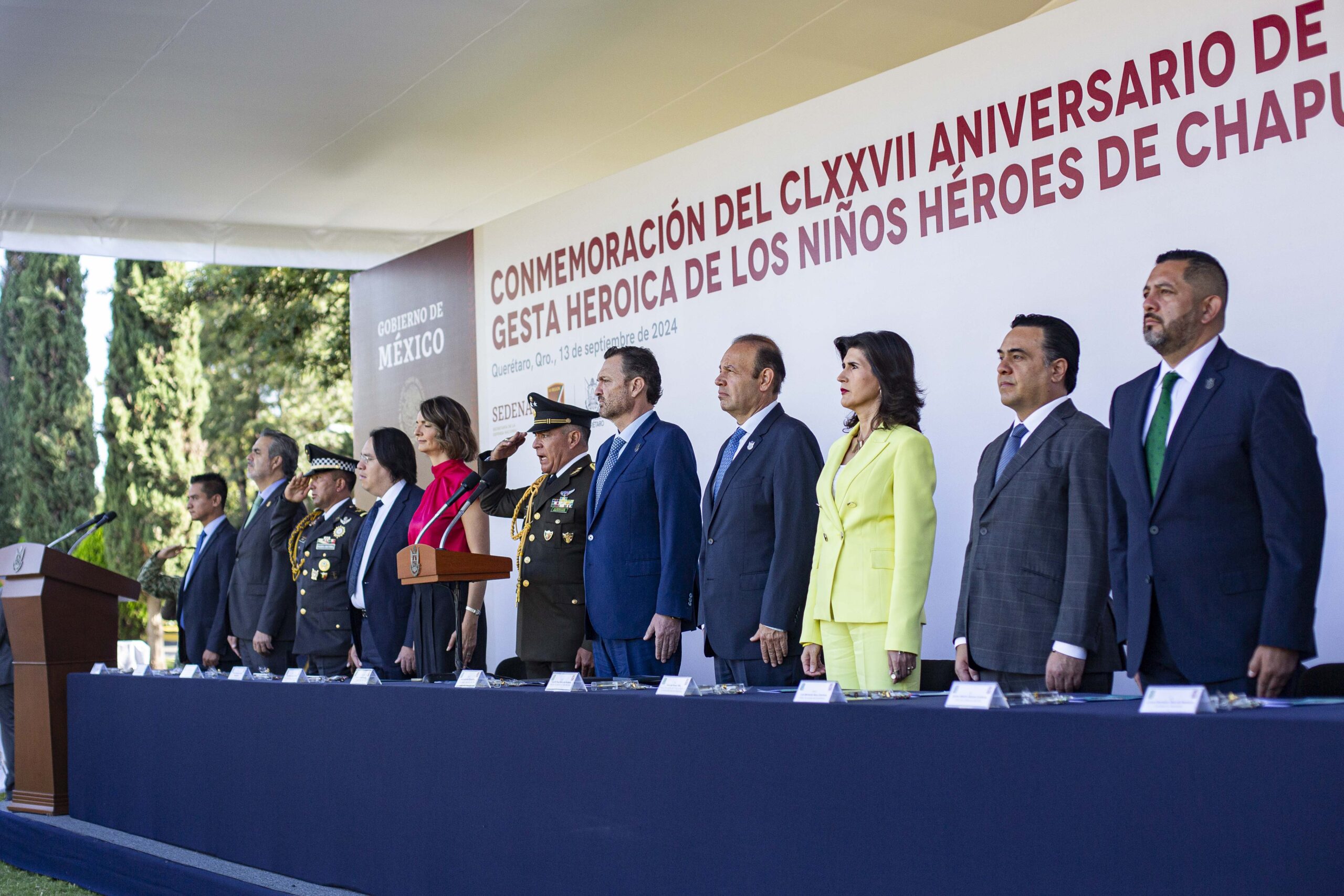 Encabeza el Gobernador conmemoración de la Gesta Heroica de Los Niños Héroes de Chapultepec