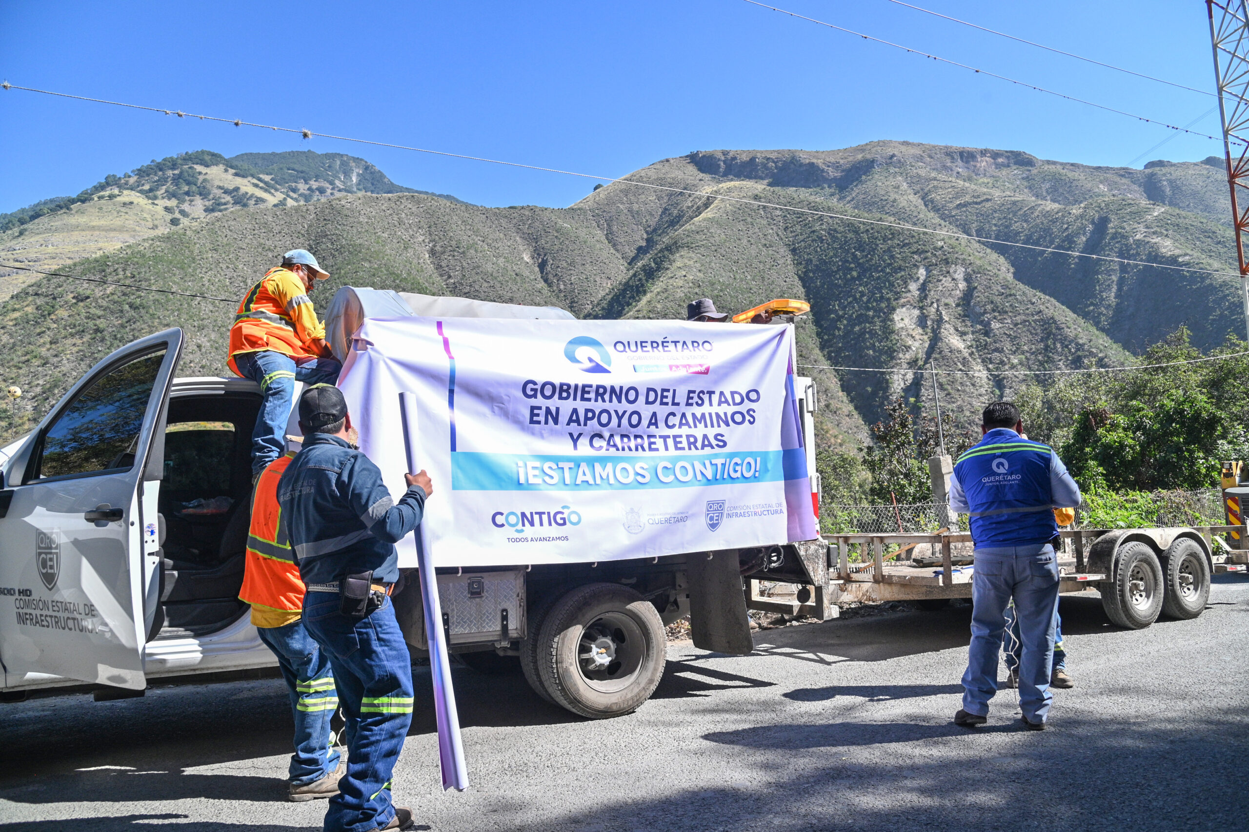 Gobierno del Estado continúa con acciones de conservación en carreteras federales