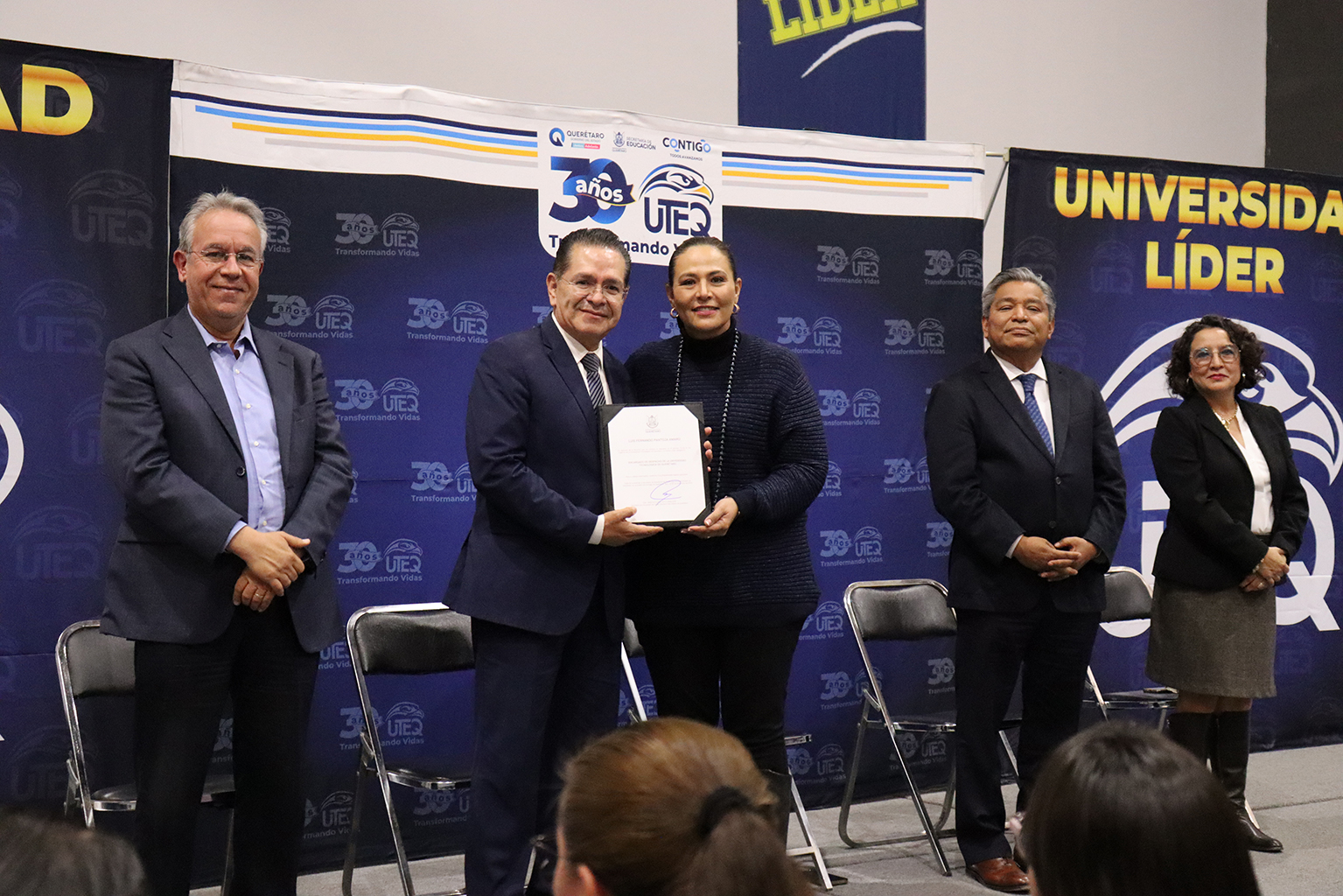 Luis Fernando Pantoja Amaro, encargado de la Rectoría de la UTEQ