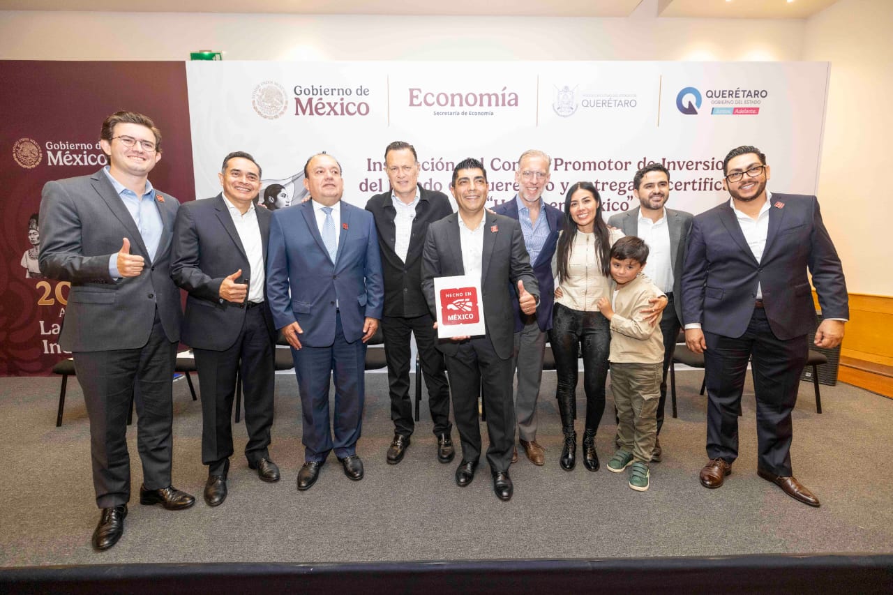 Reconocen a Querétaro por su impulso económico y vinculación con el sector productivo