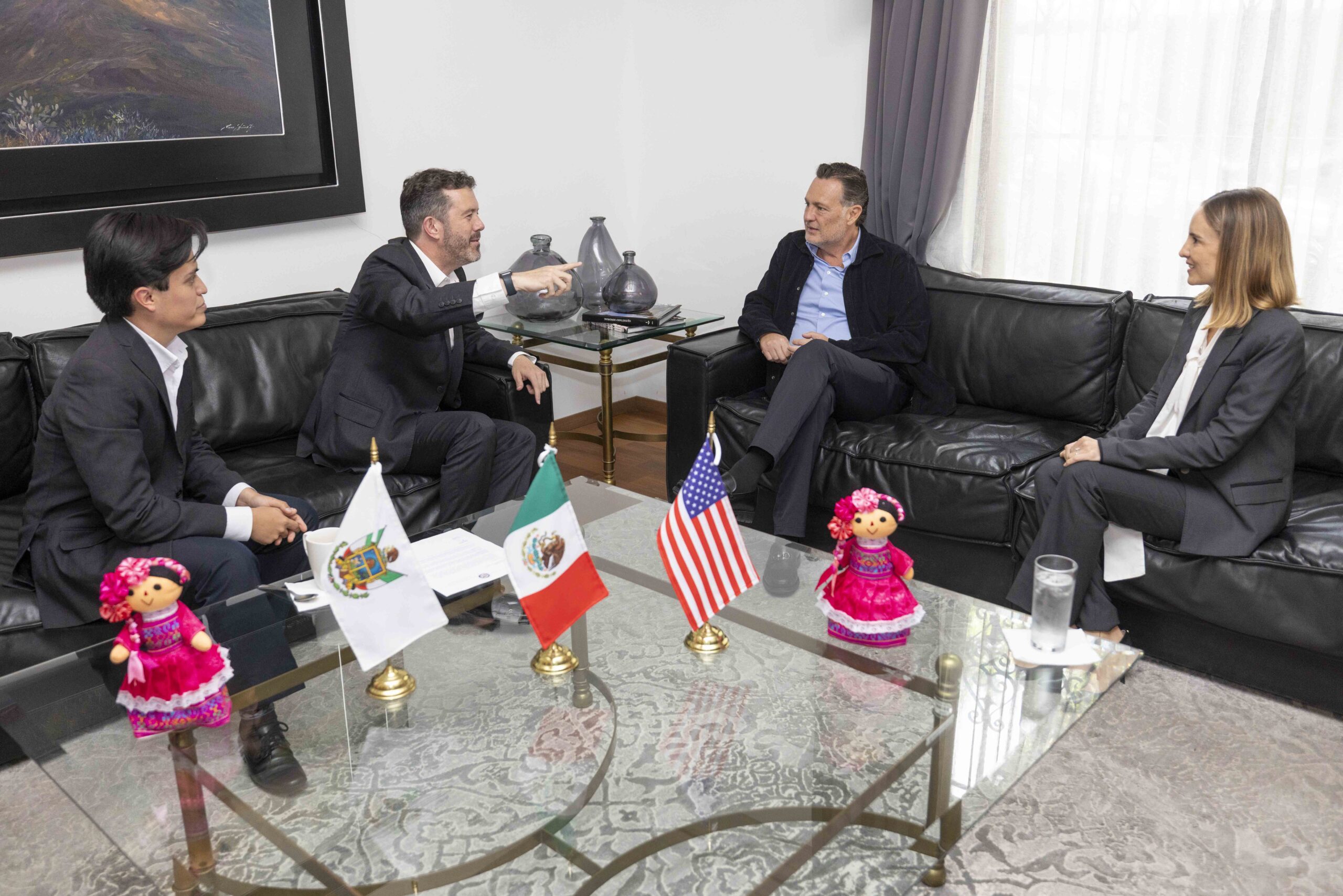 Se reúne Mauricio Kuri con el Presidente de la American Society of México