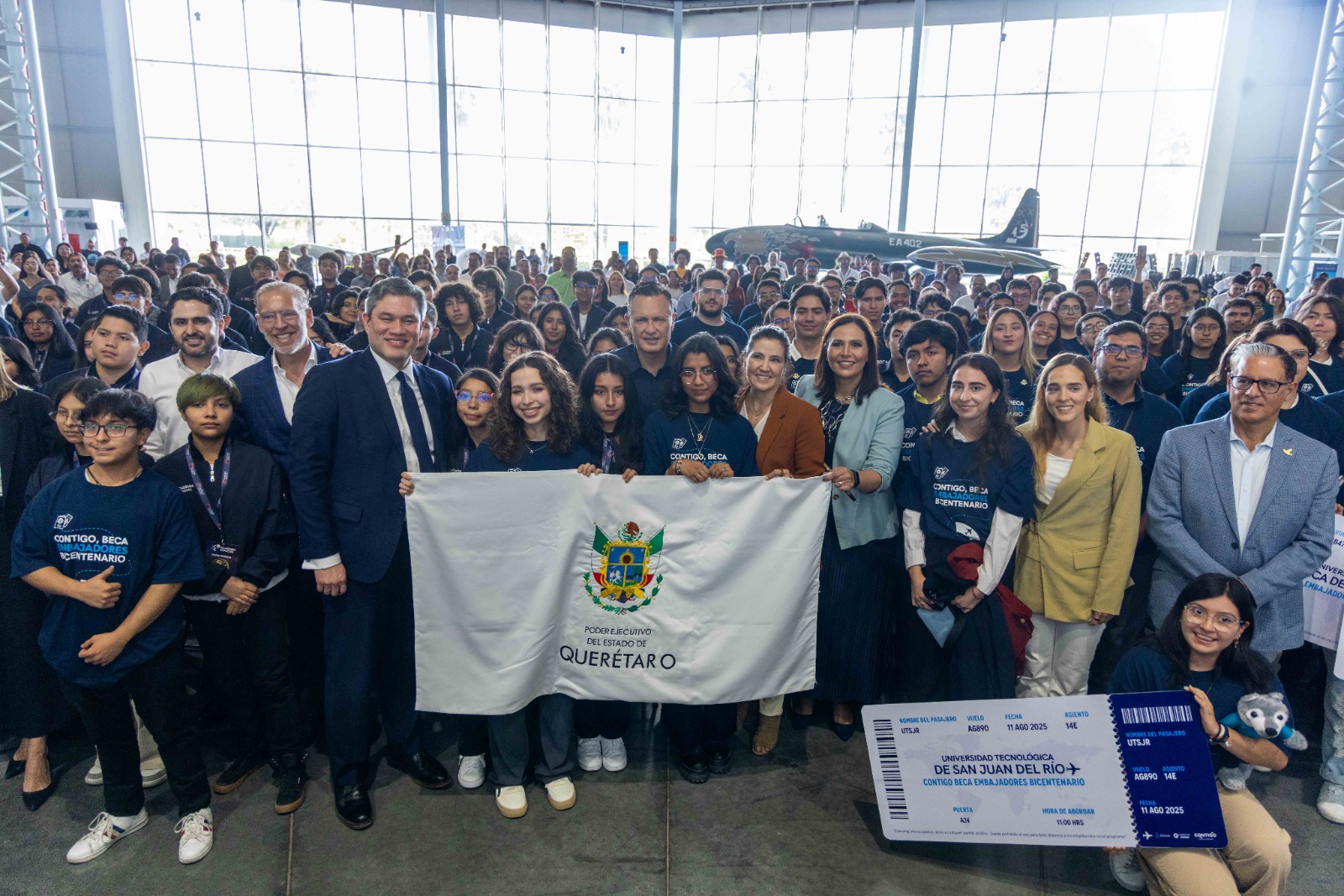 Inaugura Gobernador Academia Espacial de Querétaro