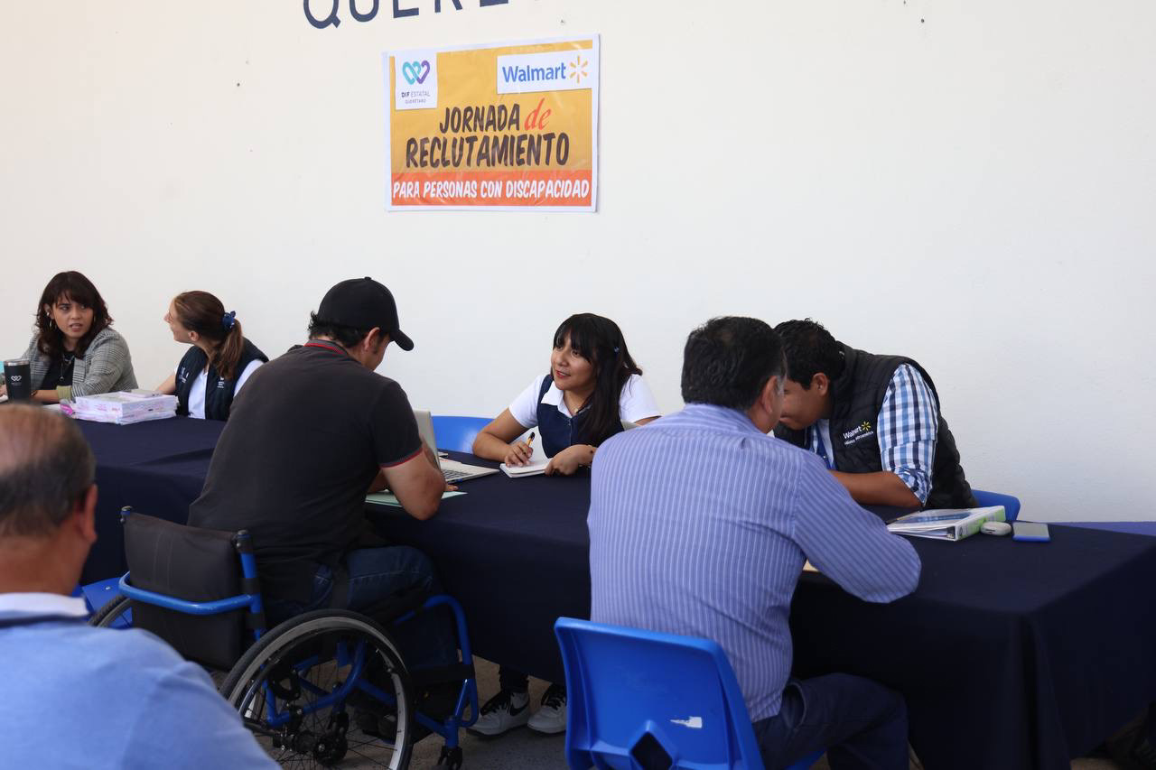 Realizan jornada de reclutamiento laboral para personas con discapacidad