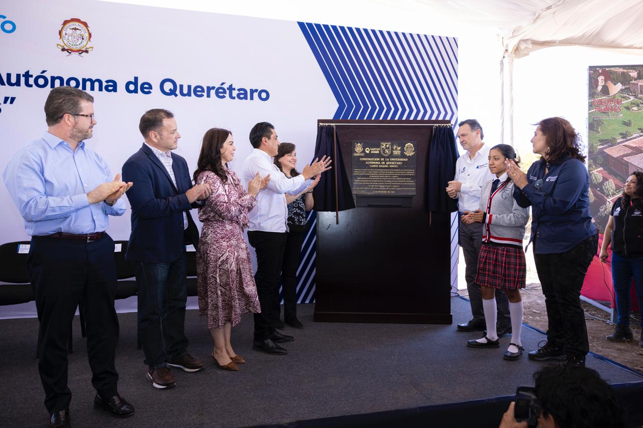 Participa Gobernador en arranque de nuevo campus de la UAQ en Ezequiel Montes