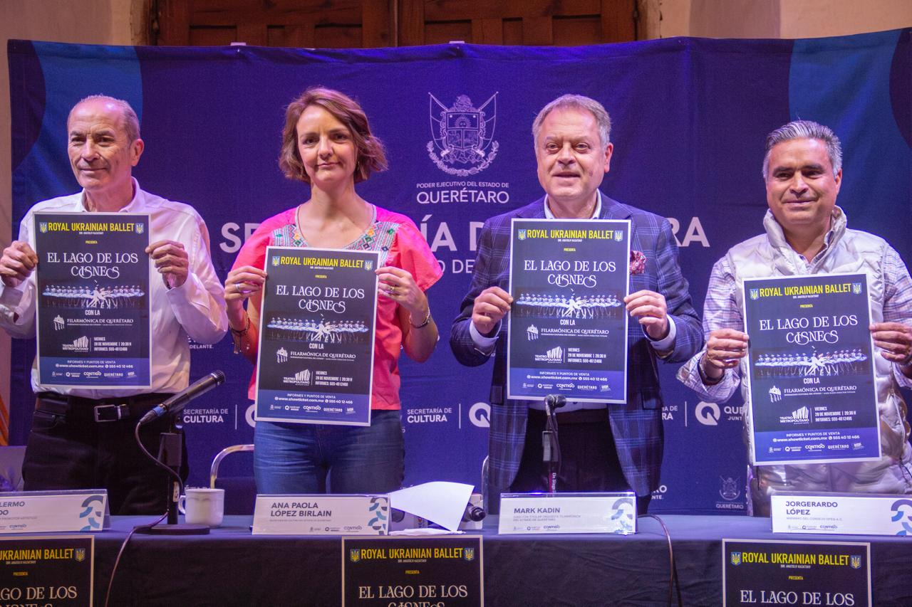 Llega a Querétaro la magia de El Lago de los Cisnes con el Royal Ukrainian Ballet y la OFEQ