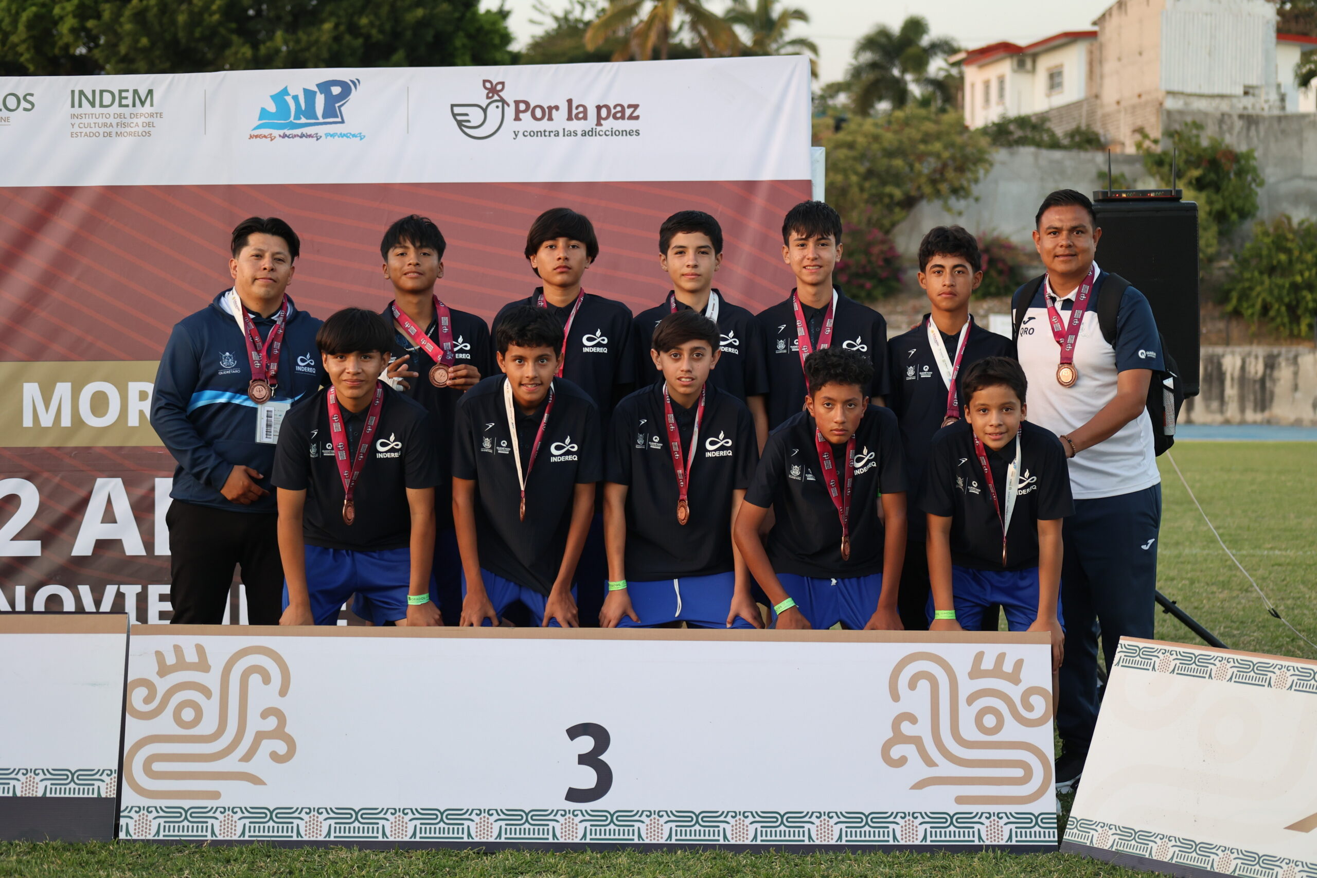 Hacen historia futbolistas queretanos en Juegos Nacionales Populares 2025
