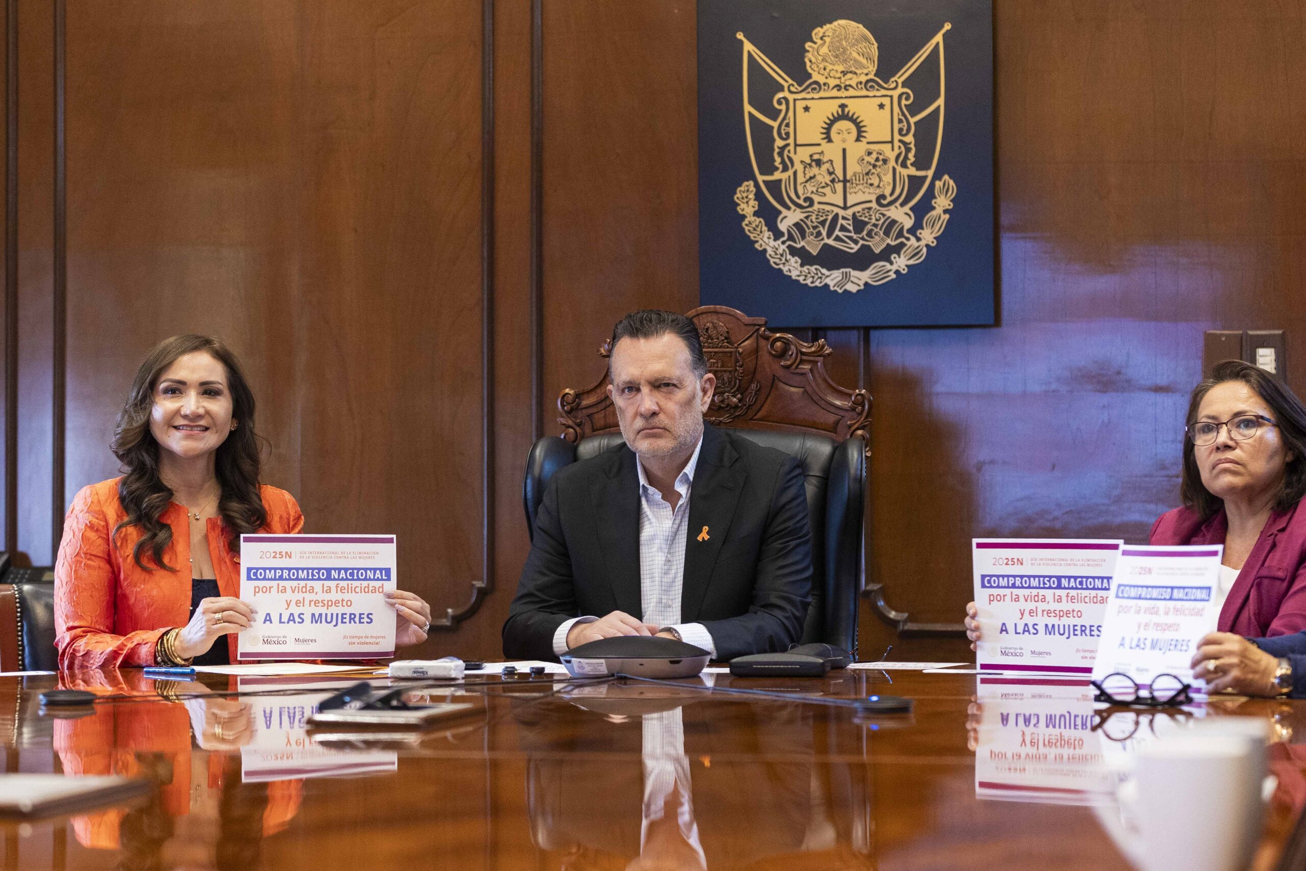 Firma Gobernador Compromiso Nacional por la vida, la felicidad y el respeto a las Mujeres