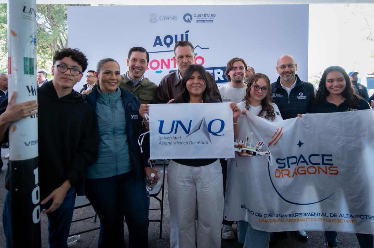 Mauricio Kuri y Rodrigo Monsalvo acercan trámites y servicios a la ciudadanía con la Jornada “Aquí Contigo” en El Marqués