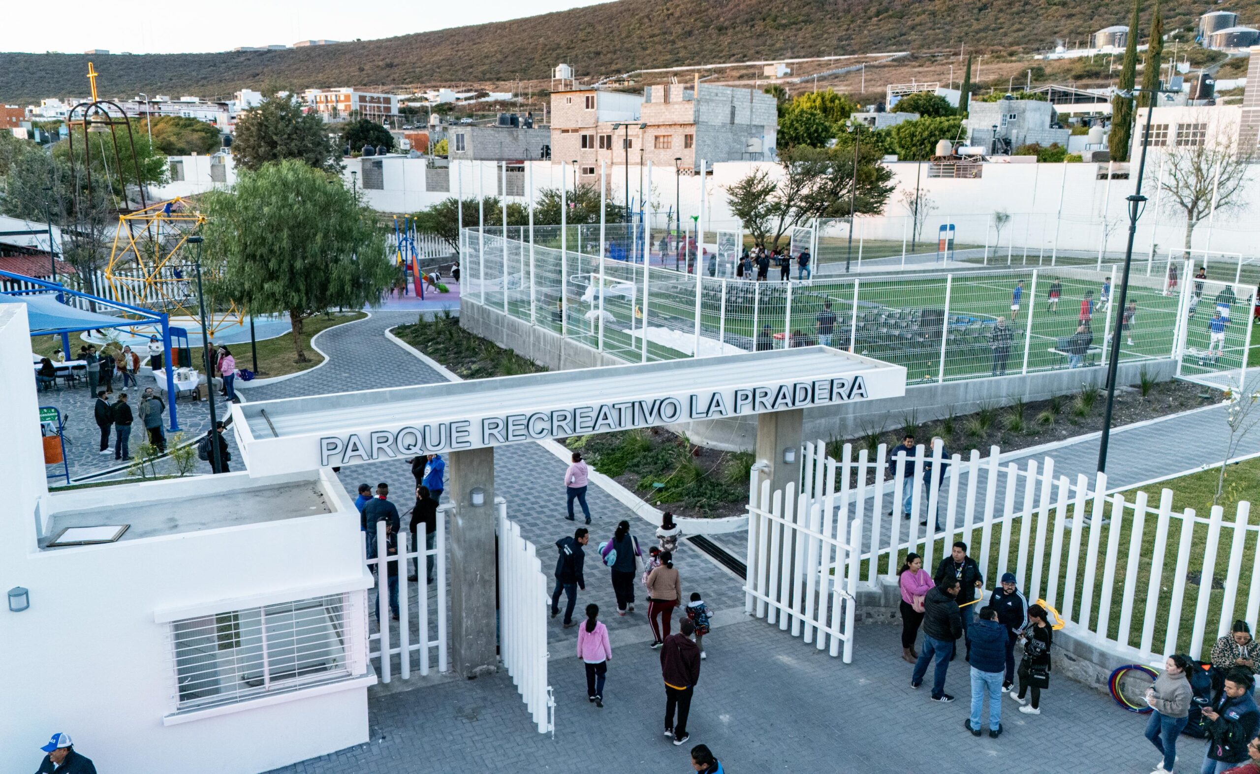 Entrega Rodrigo Monsalvo parque recreativo en La Pradera en beneficio de más de 19 mil marquesinos