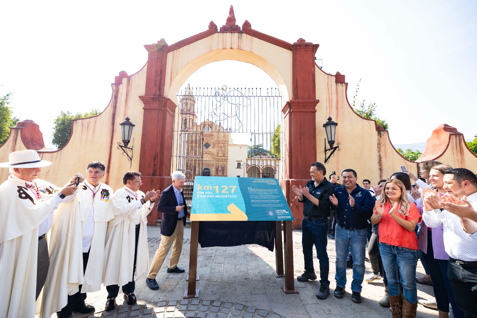 Fortalece Gobernador promoción turística del Camino de Santiago en la Sierra Gorda