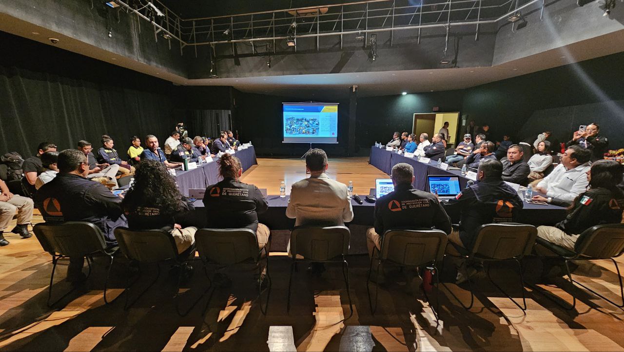 Fortalece Sistema Estatal de Protección Civil coordinación interinstitucional a favor de las y los queretanos